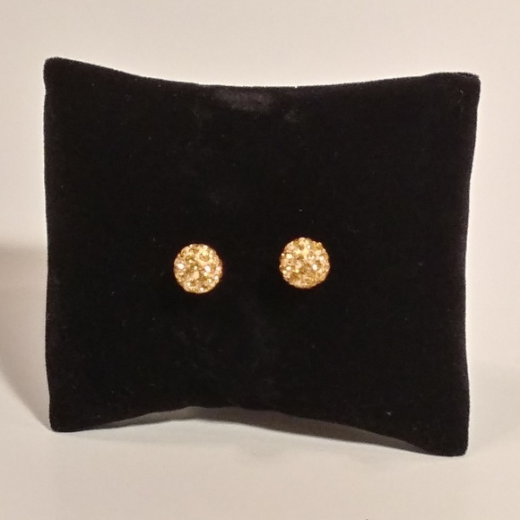 Champagne Crystal Ball Earrings - Picture 1 of 1